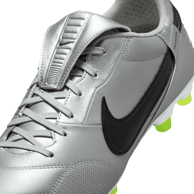 Nike Premier 3 FG Senior Football Boots - Metallic Silver