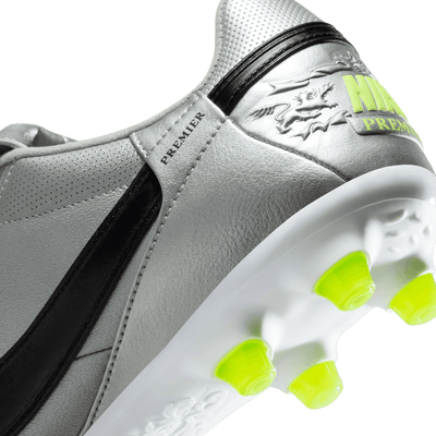 Nike Premier 3 FG Senior Football Boots - Metallic Silver