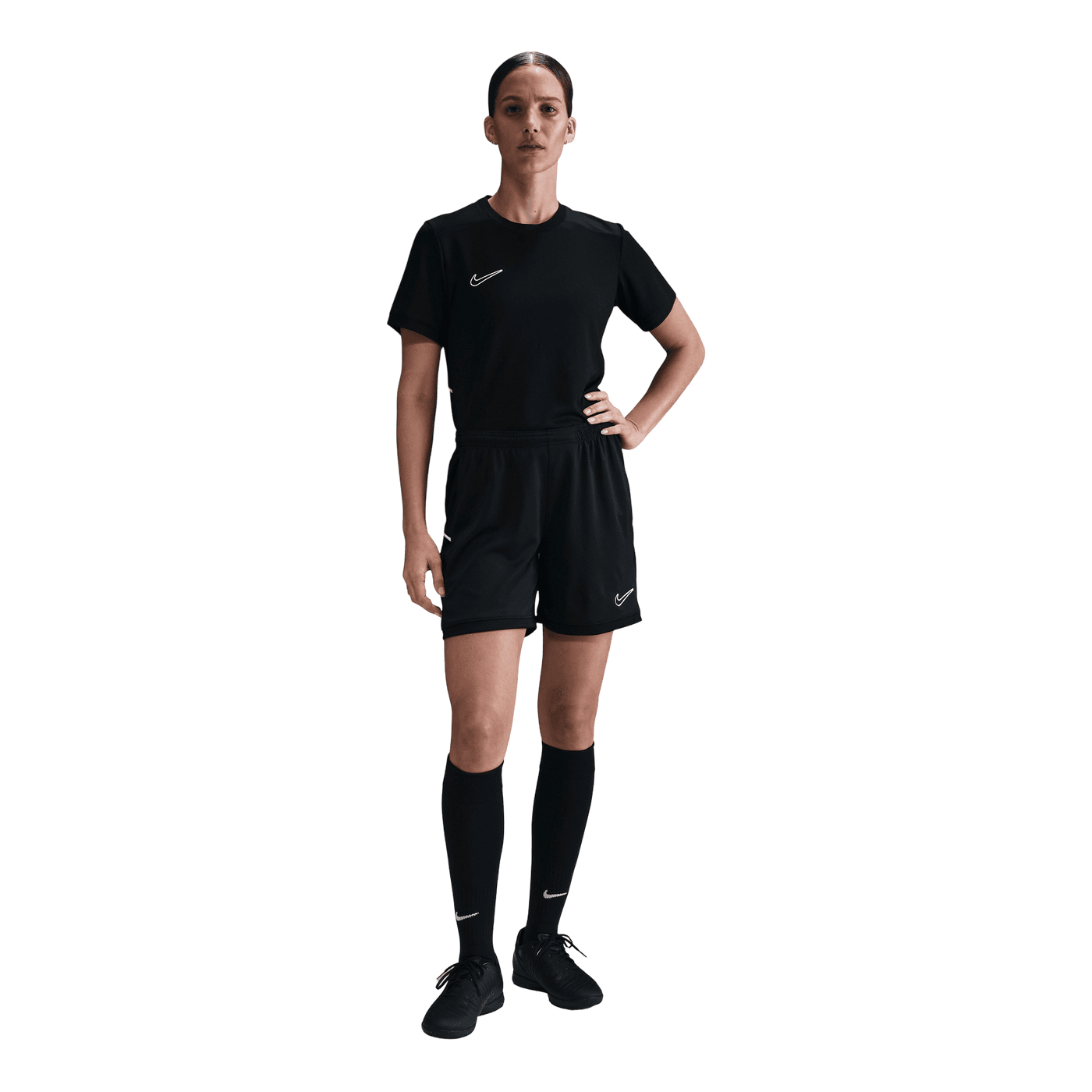 Nike Academy Dri-FIT Womens Football Shorts - Cool Grey