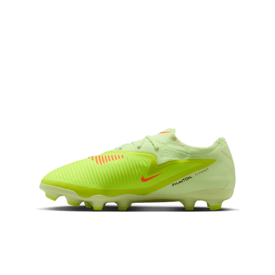 Nike Phantom 6 Low Pro FG Kids Football Boots - Max Voltage Pack