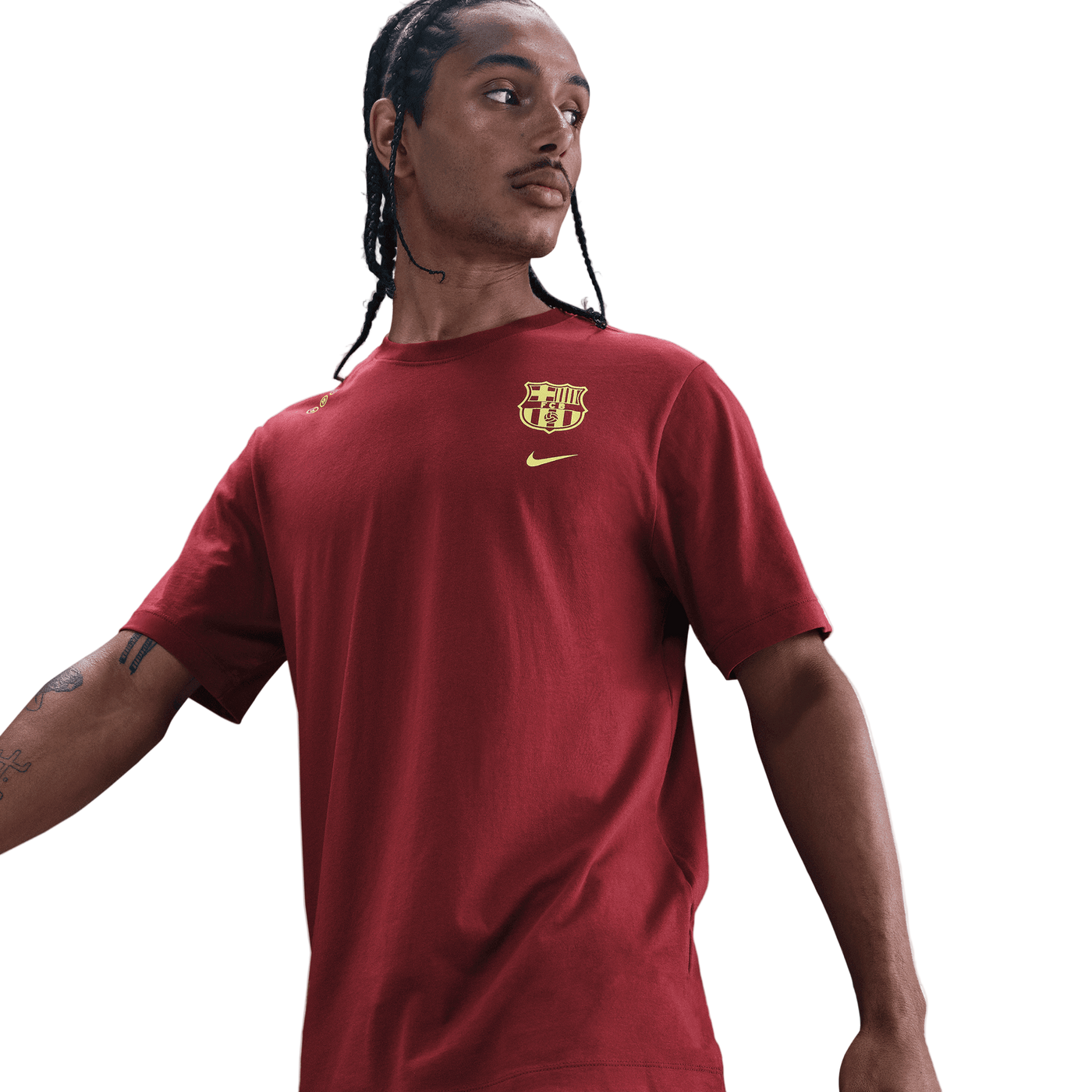 Barcelona FC Adults Tee - Team Red