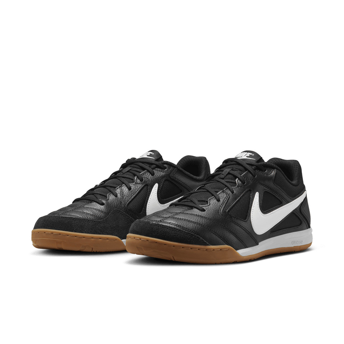 Nike Gato Indoor Senior Football Boots - Black/White/Gum