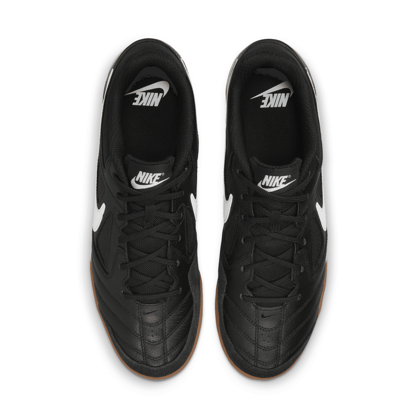 Nike Gato Indoor Senior Football Boots - Black/White/Gum