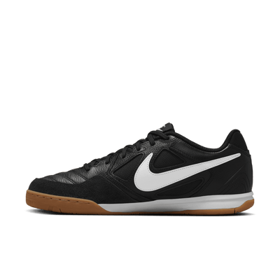 Nike Gato Indoor Senior Football Boots - Black/White/Gum