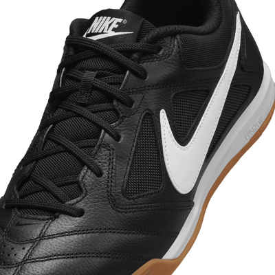 Nike Gato Indoor Senior Football Boots - Black/White/Gum