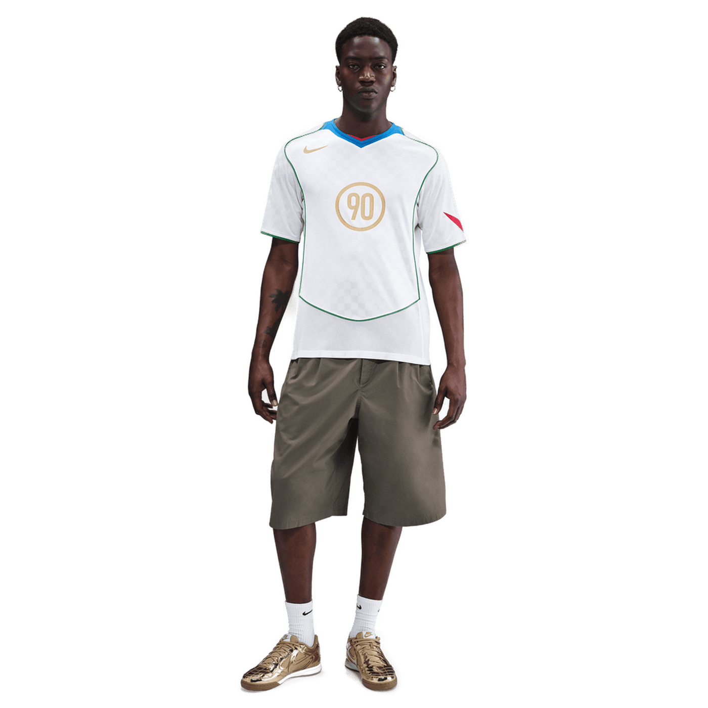 Nike Total 90 Adults Energy Jersey - White/Blue