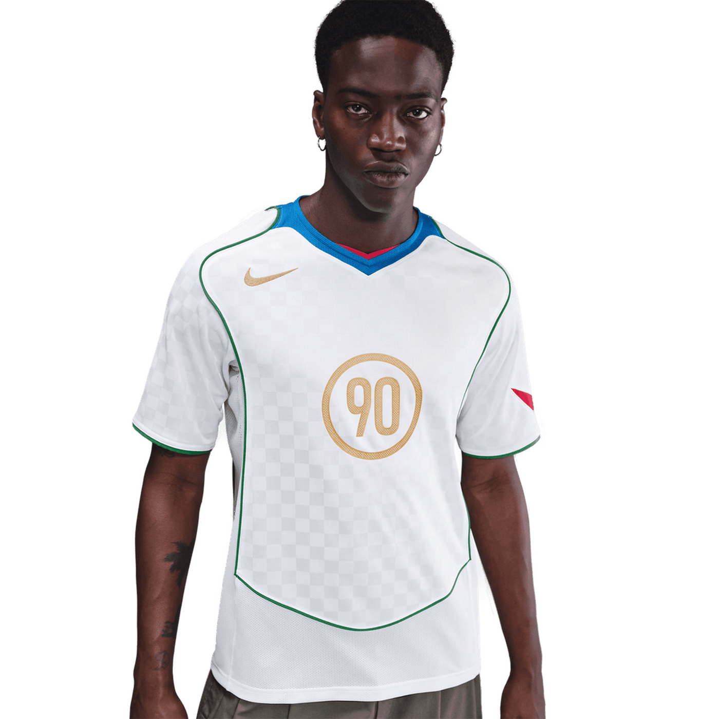Nike Total 90 Adults Energy Jersey - White/Blue