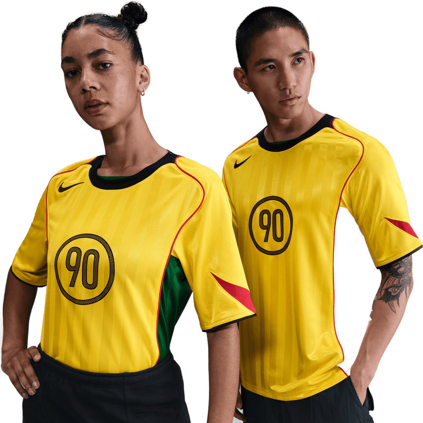 Nike Total 90 Adults Energy Jersey - Yellow/Black