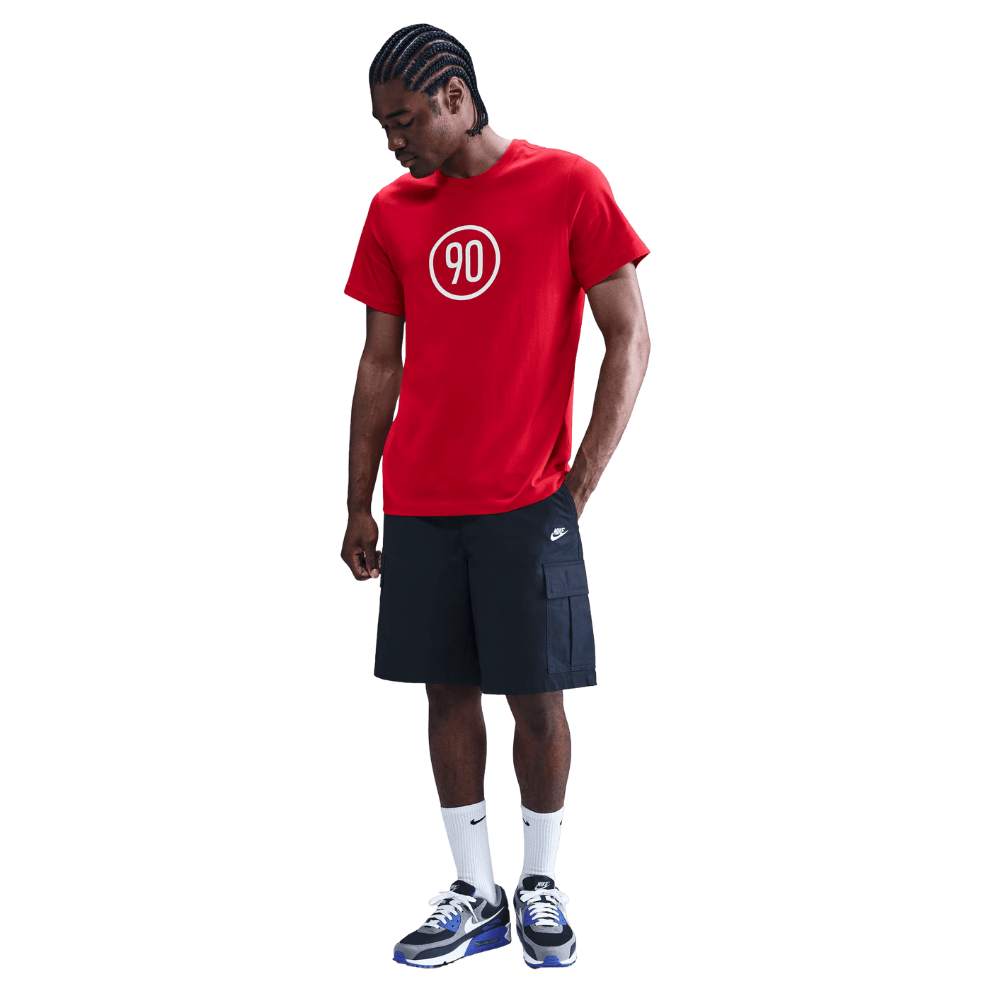 Nike Total 90 Adults Football Tee - University Red