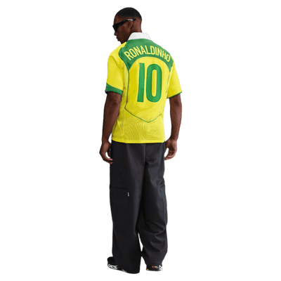 Brazil 2004 National Adults Jersey - Total 90 Ronaldinho Reissue