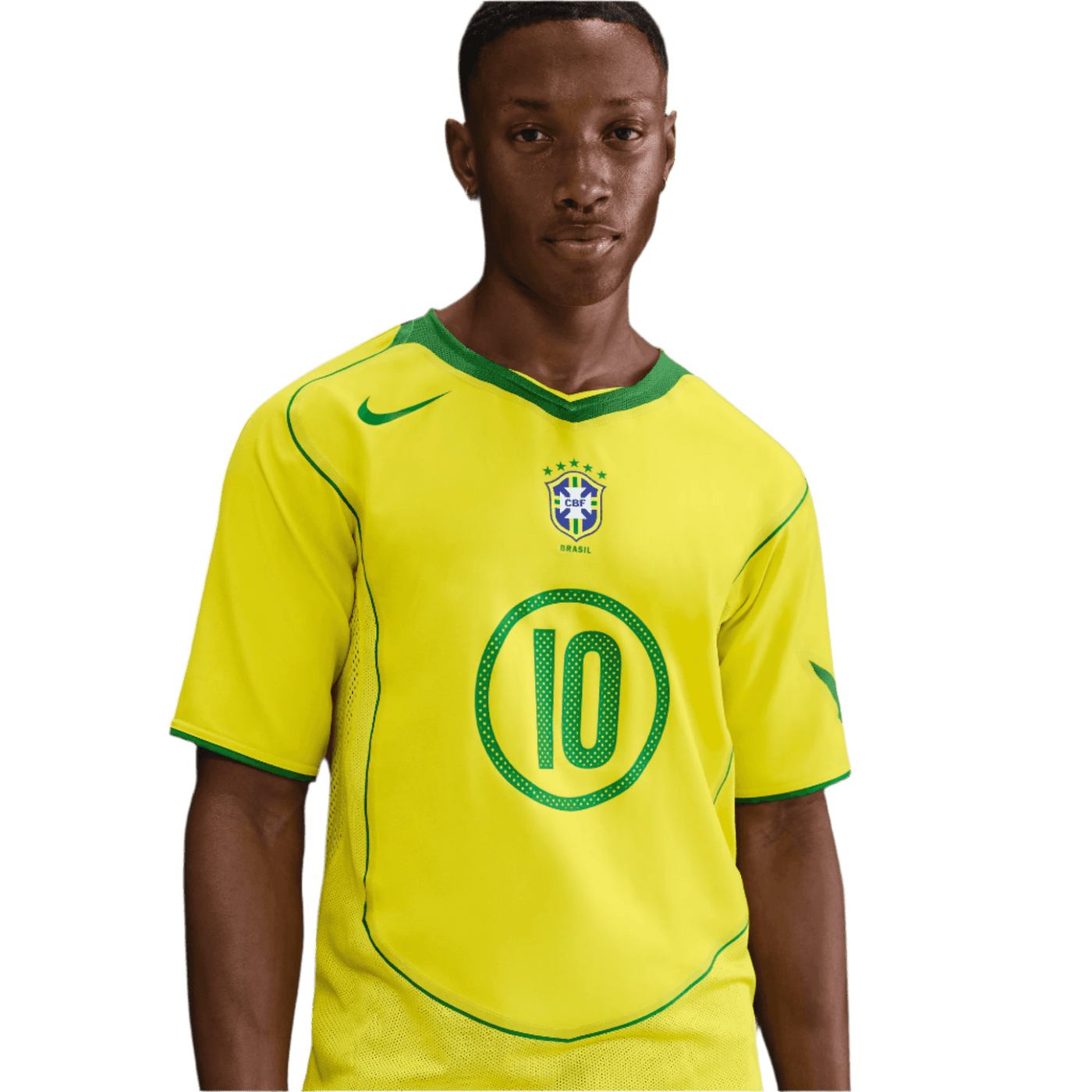 Brazil 2004 National Adults Jersey - Total 90 Ronaldinho Reissue
