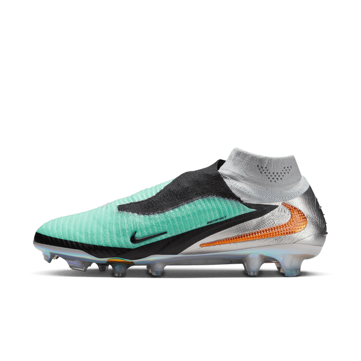 Nike Phantom High Elite FG Senior Football Boots Chrome/Black