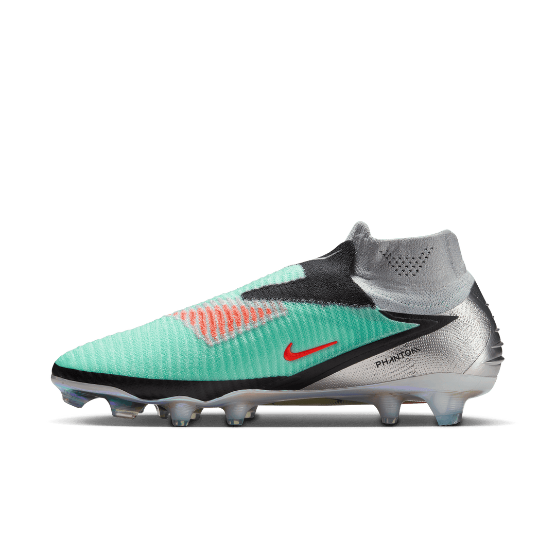 Nike Phantom High Elite FG Senior Football Boots Chrome/Black