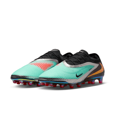 Nike Phantom 6 Low Elite AG Senior Football Boots - Chrome/Black