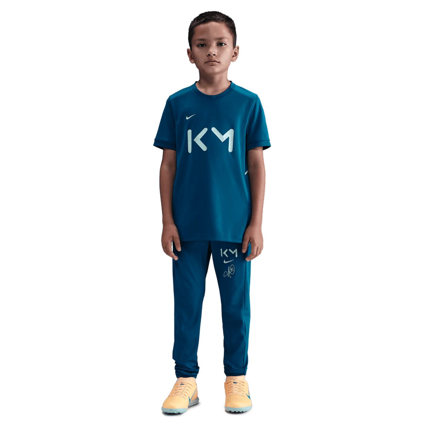 Nike Kylian Mbappe Academy Dri-FIT Kids Football Top - Green