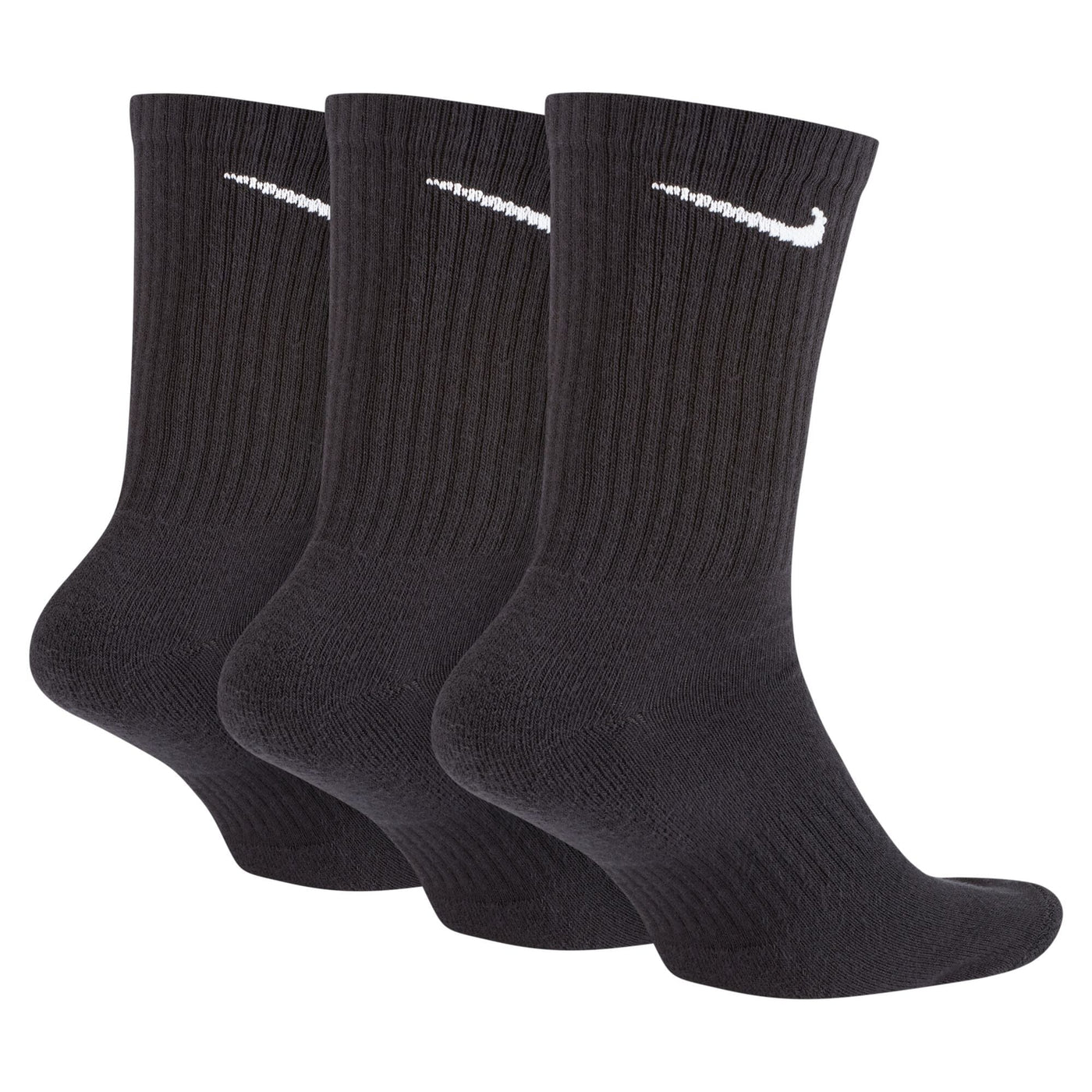 Nike Everyday Cushioned Training Crew Socks 3 Pack - Black