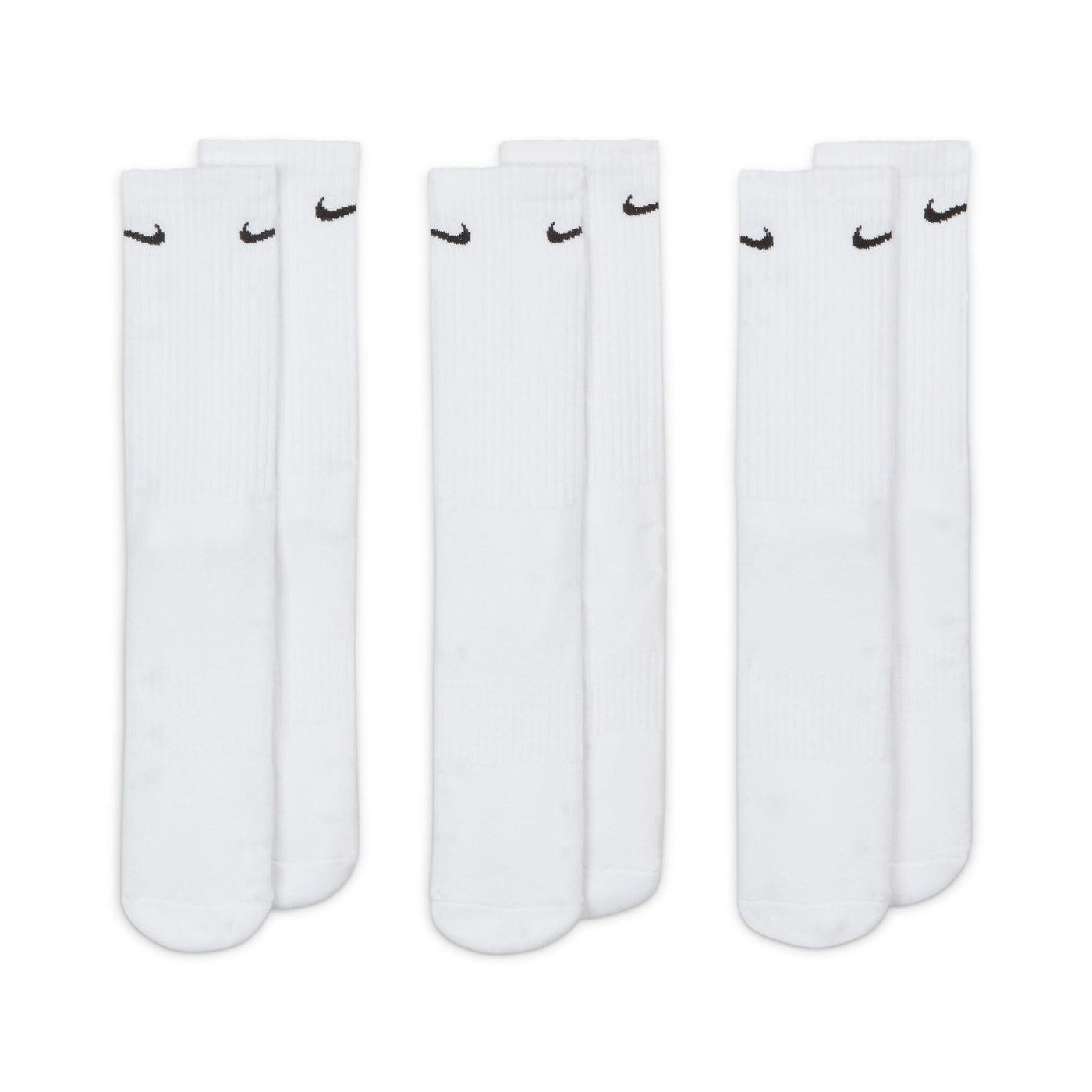 Nike Everyday Cushioned Training Crew Socks 3 Pack - White