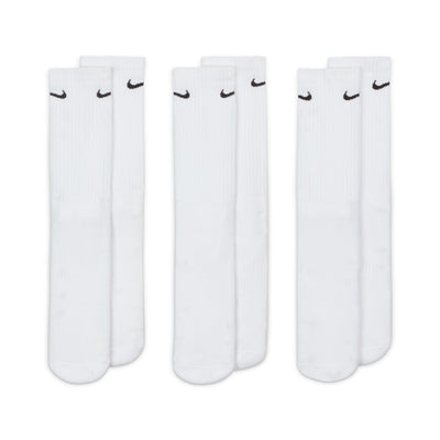 Nike Everyday Cushioned Training Crew Socks 3 Pack - White