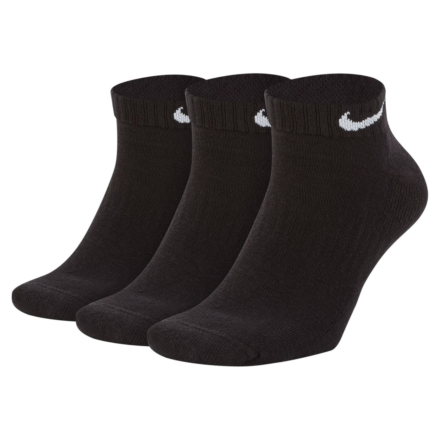 Nike Everyday Cushioned Training Low Socks 3 Pack - Black