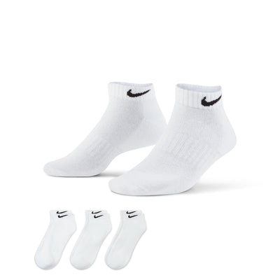 Nike Everyday Cushioned Training Low Socks 3 Pack - White