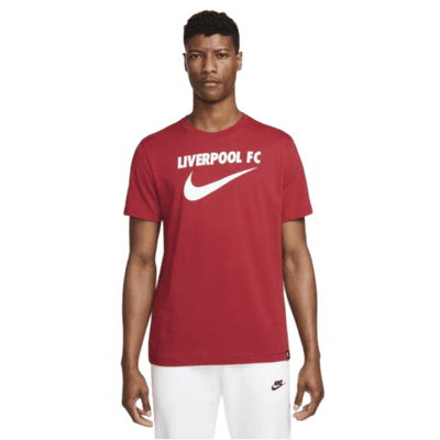 Liverpool FC Mens Swoosh Supporter Tee