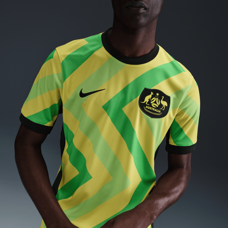 Australia National Adults Dri-Fit ADV Home Jersey 2025