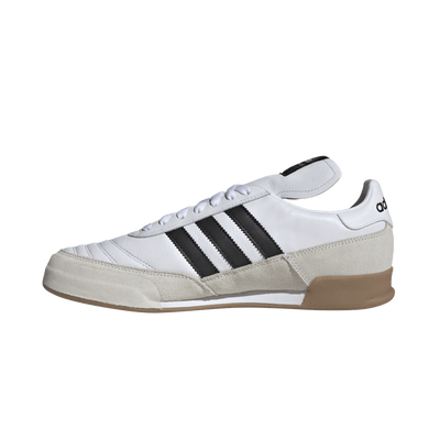 adidas Mundial Goal Indoor Senior Football Boots - White/Black/Silver