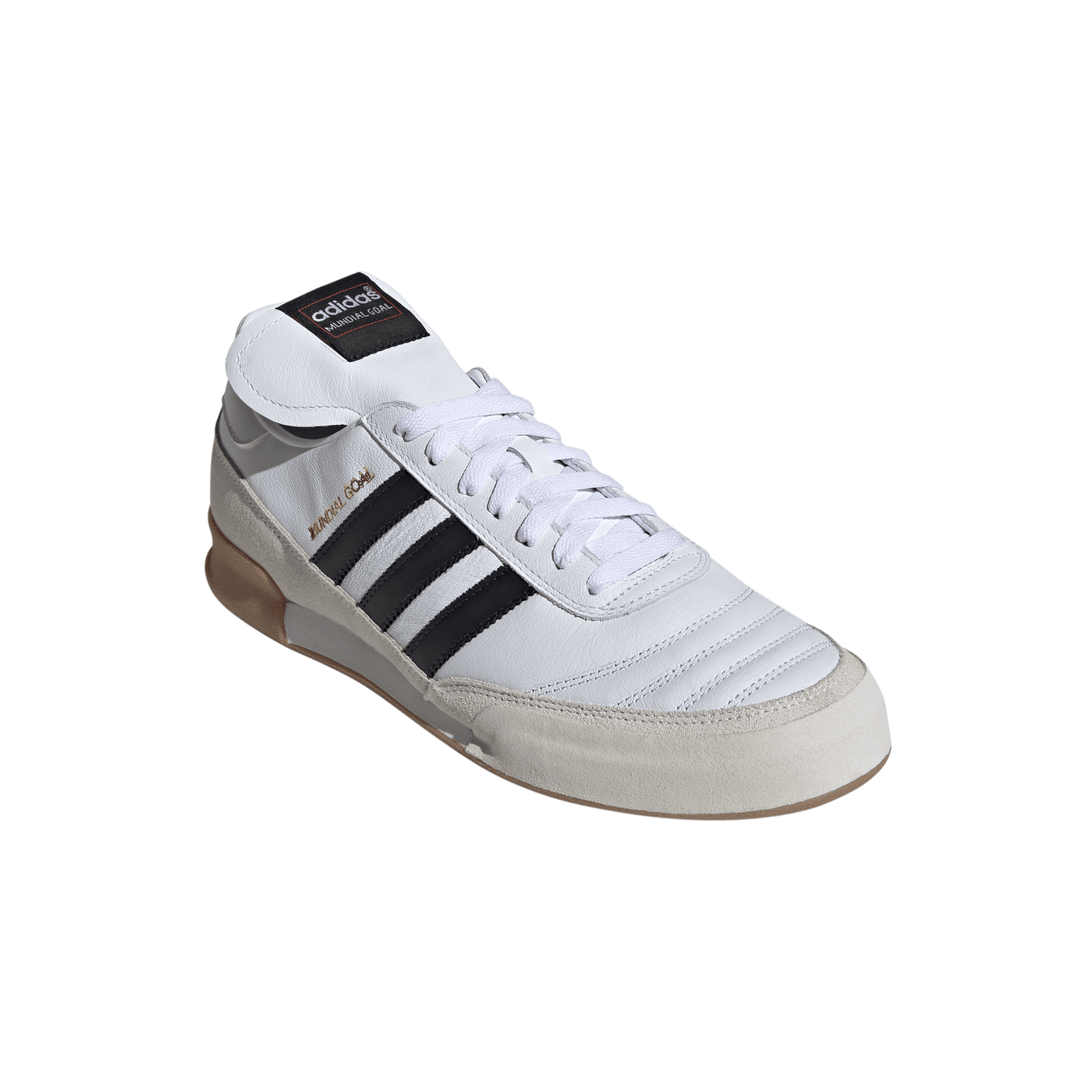 adidas Mundial Goal Indoor Senior Football Boots - White/Black/Silver