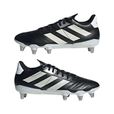 adidas Kakari SG Senior Rugby Boots - Black/Silver