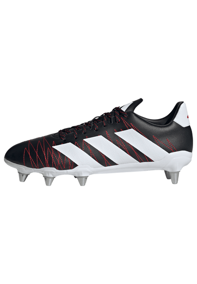 Adidas Kakari SG Senior Rugby Boot Black/Silver