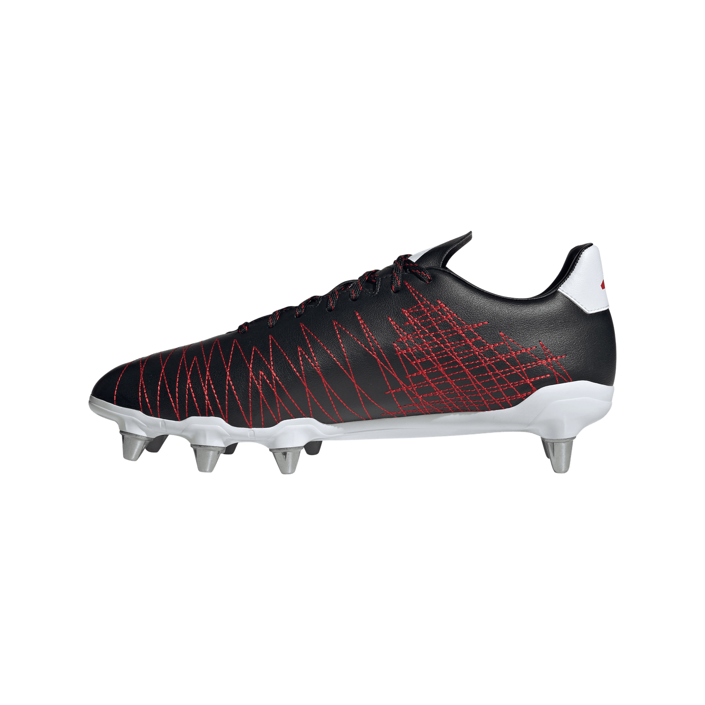 Adidas Kakari SG Senior Rugby Boot Black/Silver