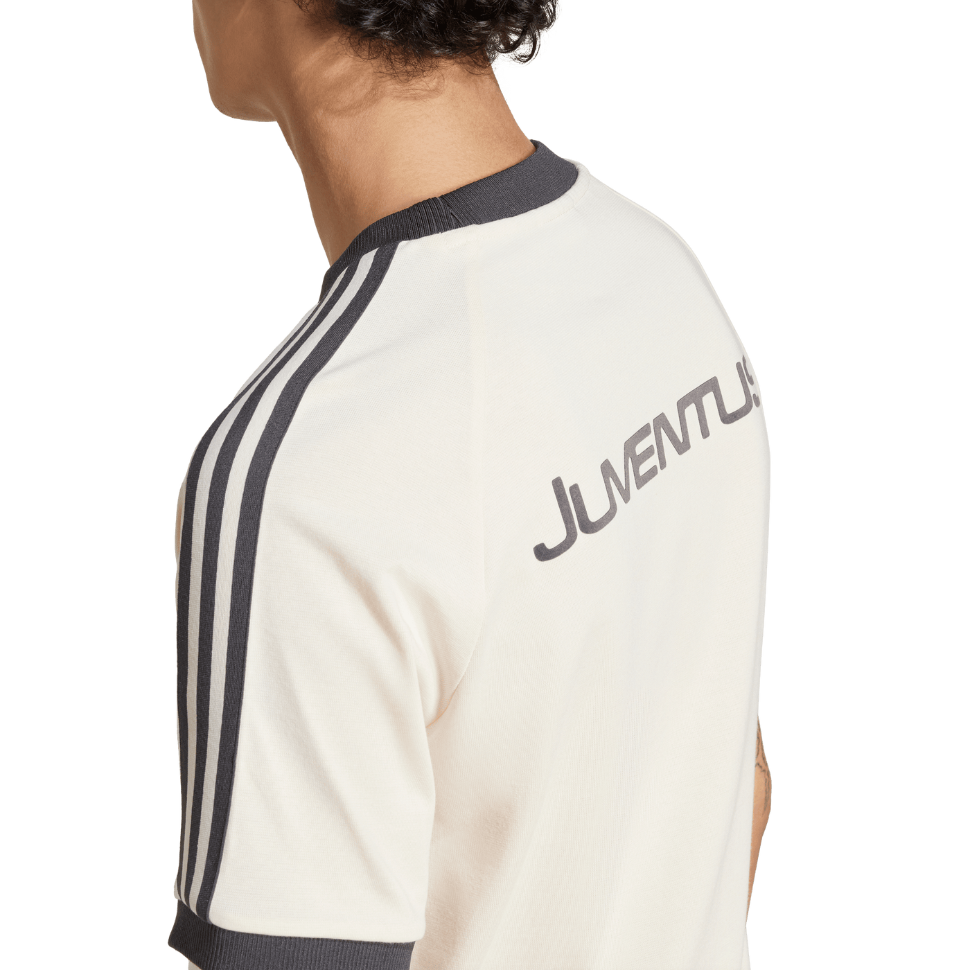 adidas Juventus OG 3 Stripe Adults Tee - White