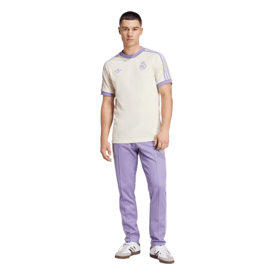 adidas Real Madrid OG 3 Stripe Adults Tee - White