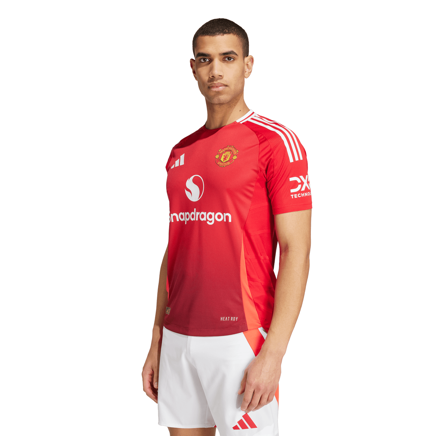 GARNACHO #17 Manchester United FC Adults Home Match Jersey 2024/25 - Manchester United Font