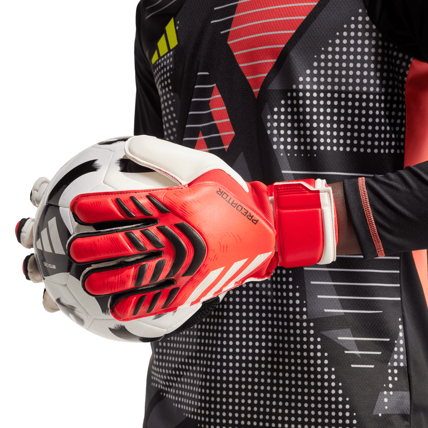 adidas Predator Match Goalkeeper Gloves - Red/Black