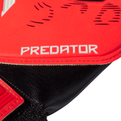 adidas Predator Junior Training Goalkeeper Gloves - Black/Lucid Red