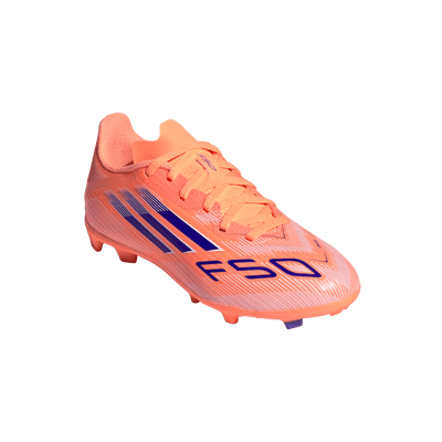 adidas F50 League FG/MG Kids Football Boots - Coral Blaze Pack