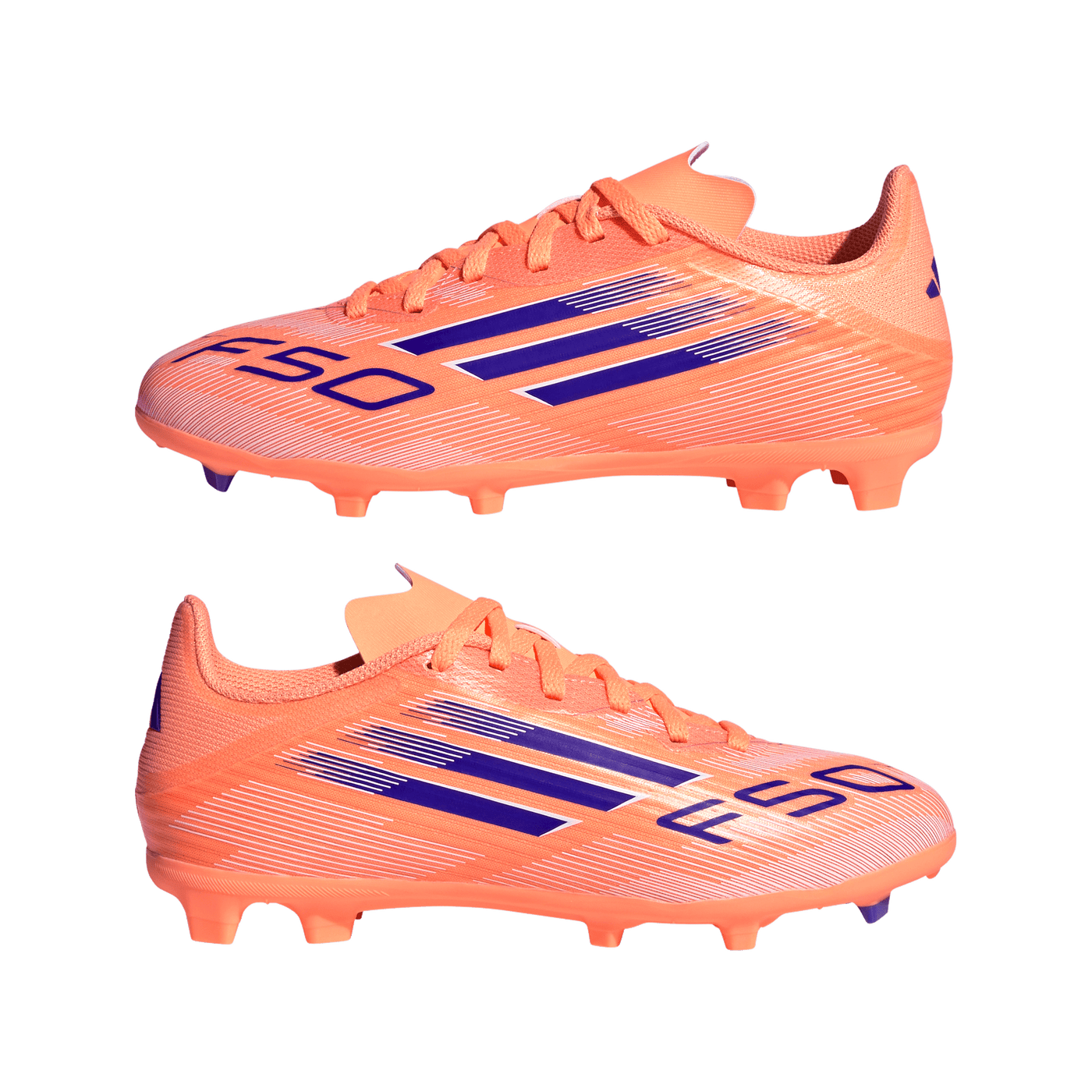 adidas F50 League FG/MG Kids Football Boots - Coral Blaze Pack