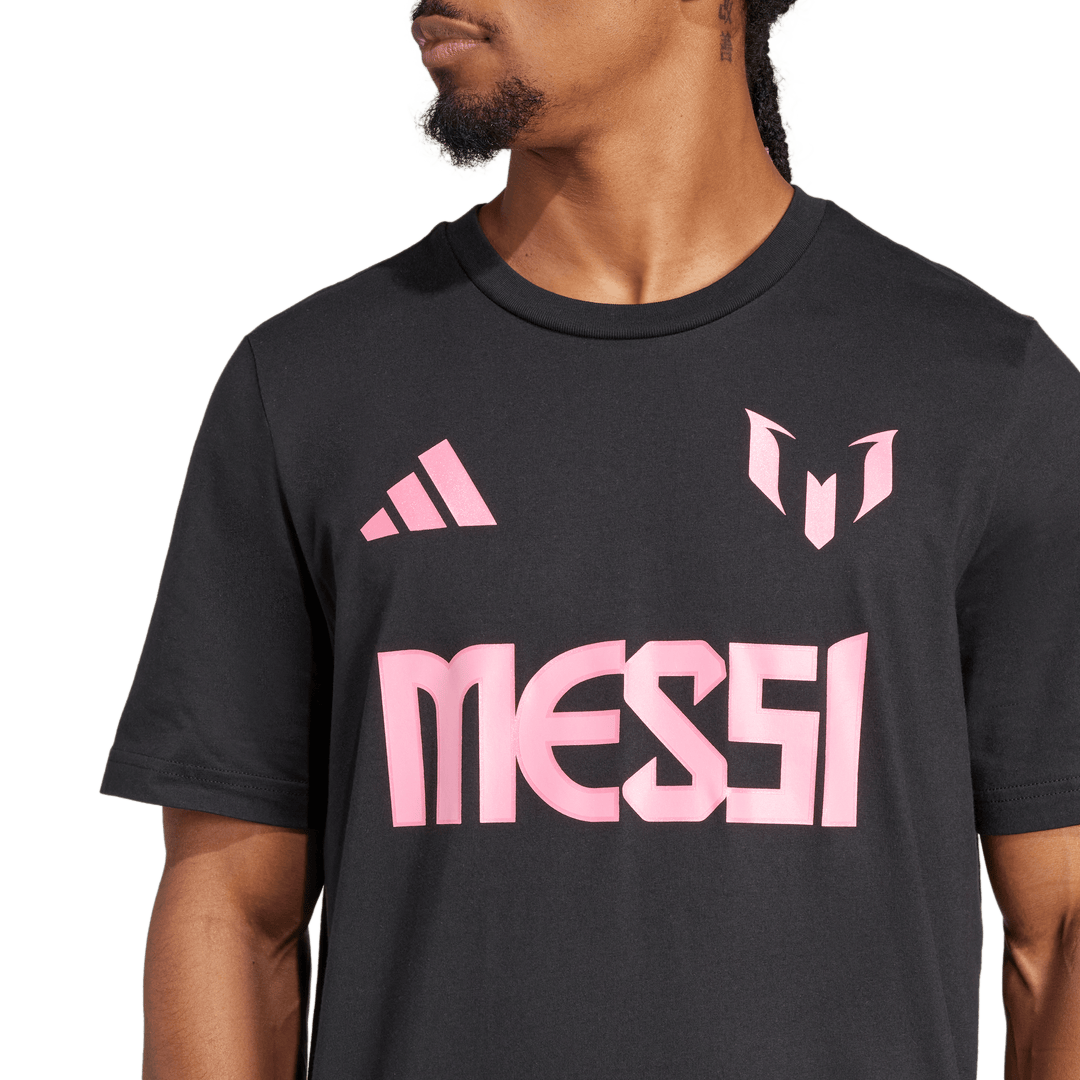 adidas Messi N&N G Tee - Black | SPT Football | Free