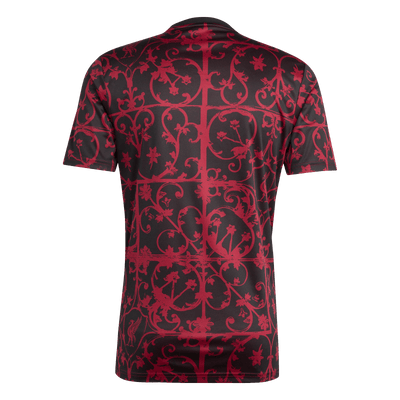 Liverpool FC Adults Pre Match Jersey 2025/26 - Black/Ruby