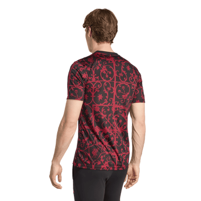 Liverpool FC Adults Pre Match Jersey 2025/26 - Black/Ruby