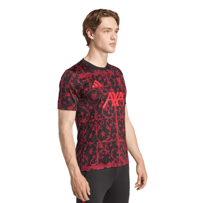 Liverpool FC Adults Pre Match Jersey 2025/26 - Black/Ruby