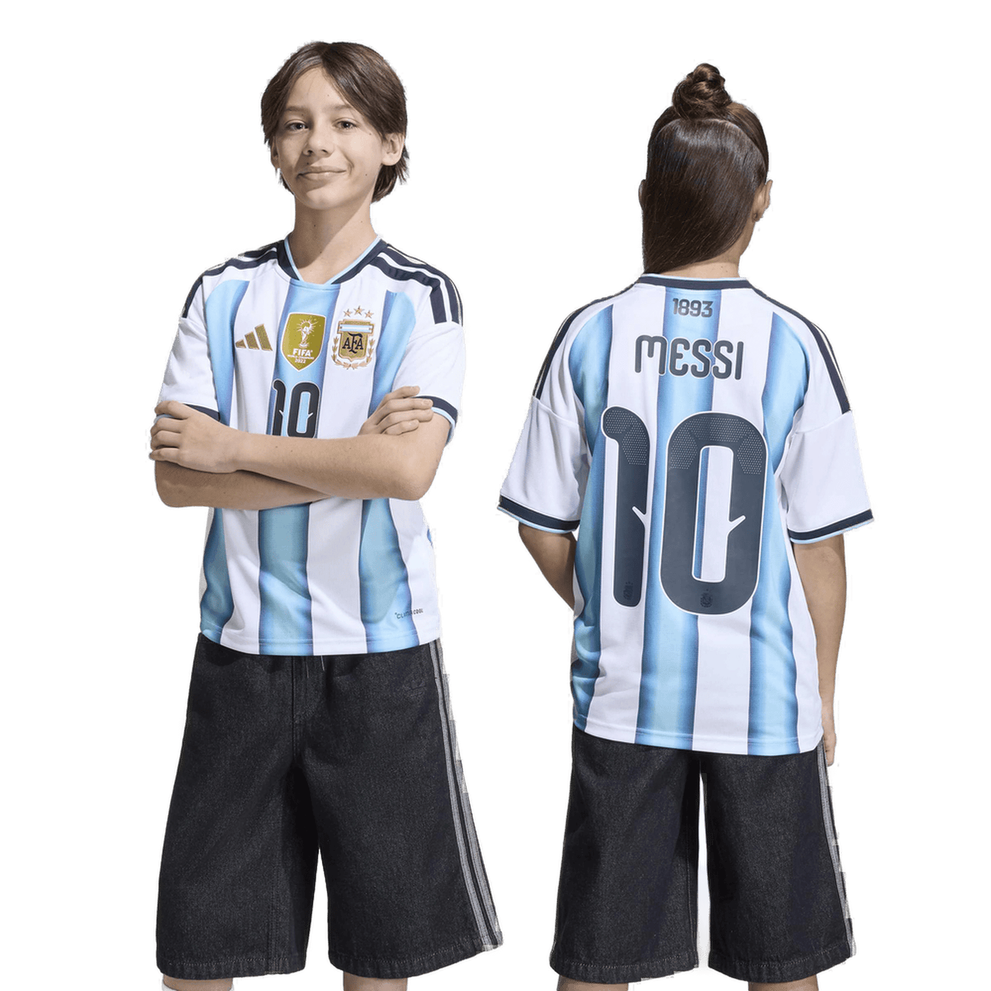Argentina National Kids Messi Home Jersey 2026