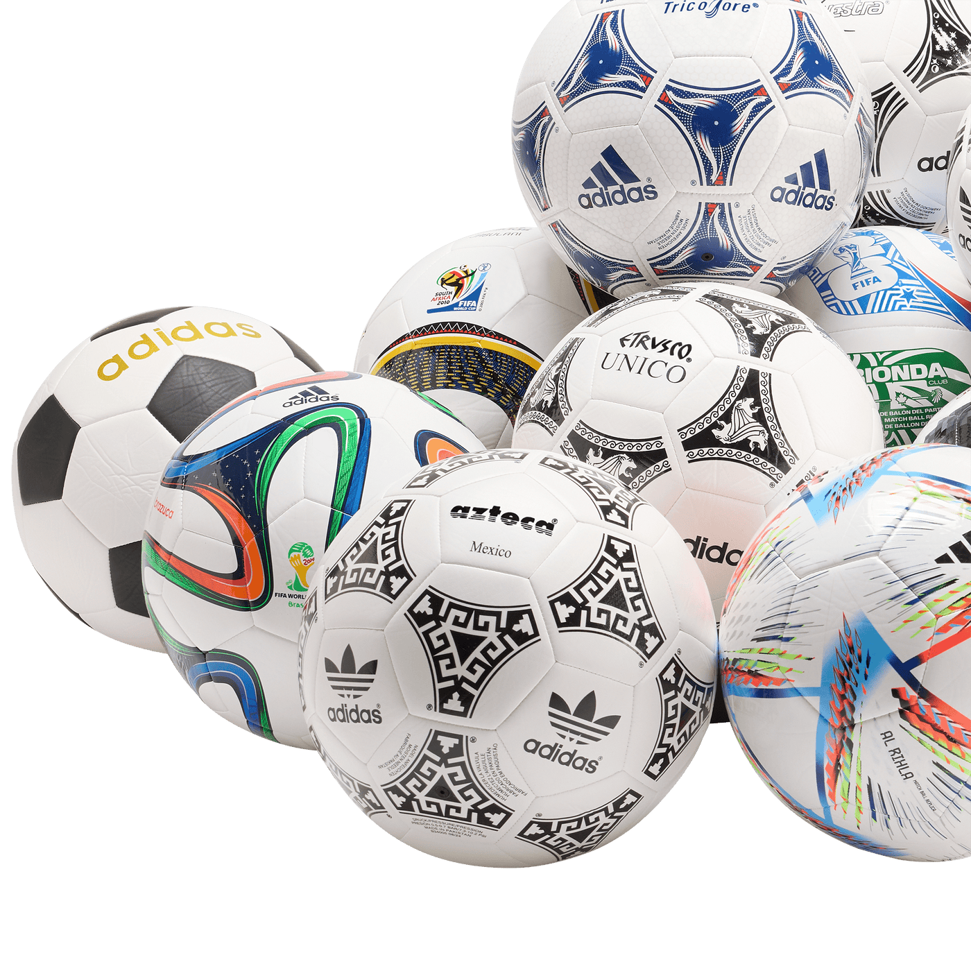 adidas FIFA World Cup Historical Club Ball Set