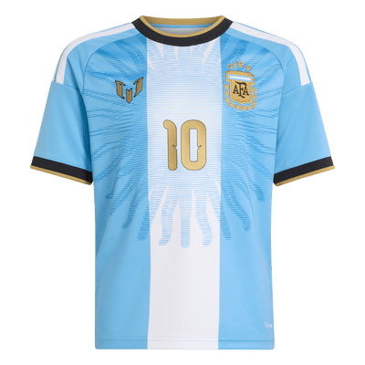 Argentina Messi 26 Kids Jersey #10