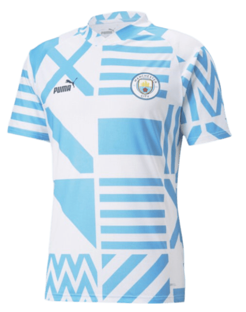 Manchester City Adults Pre-Match Jersey - 2022/23