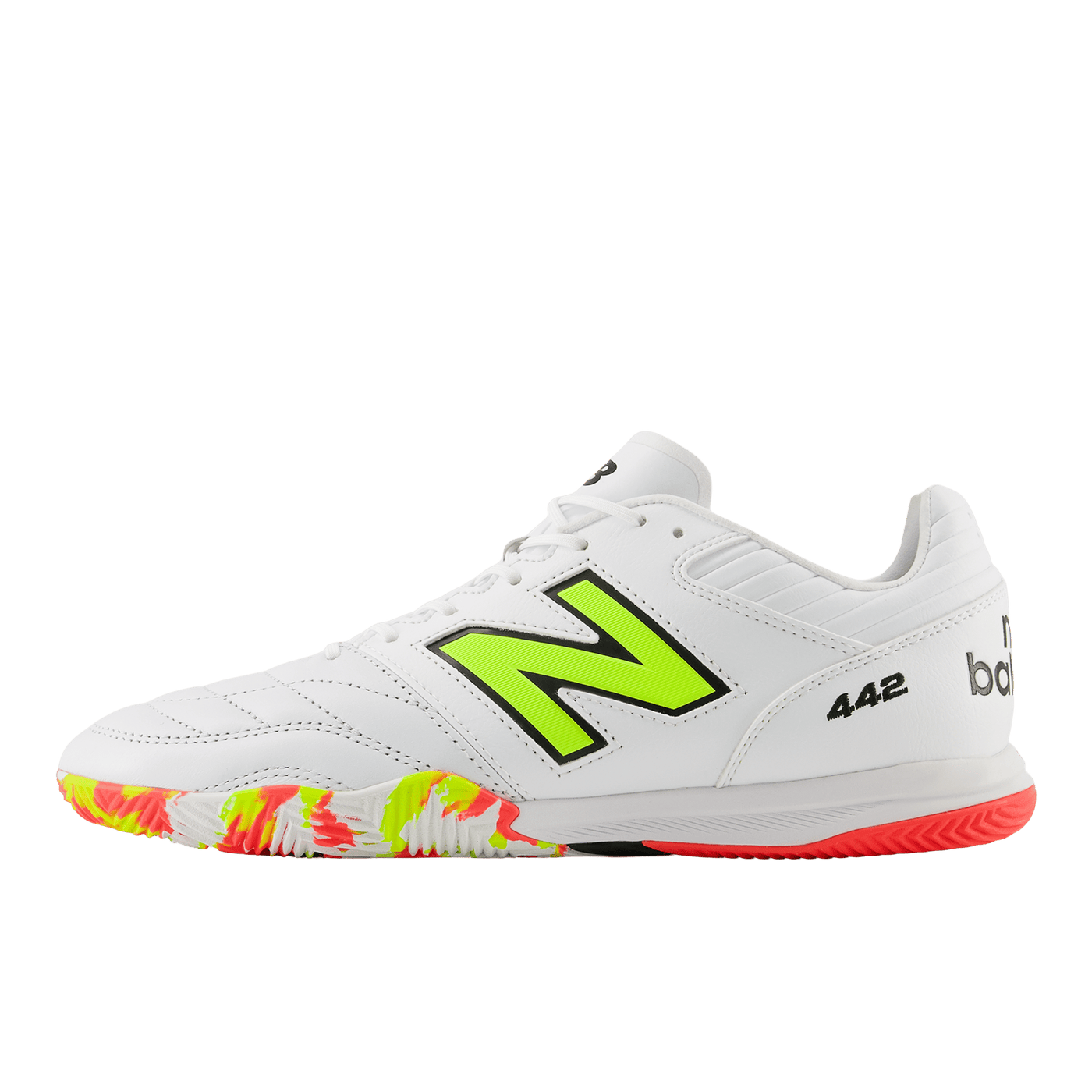 New Balance 442 V2 Pro Indoor Senior Football Boots - White