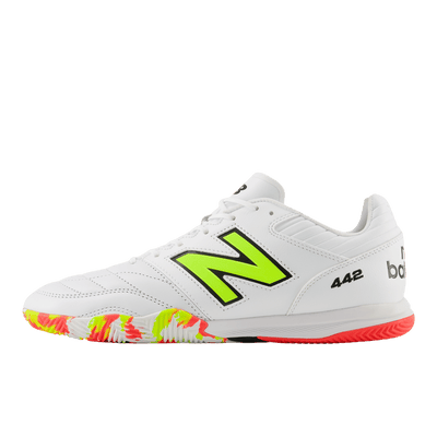 New Balance 442 V2 Pro Indoor Senior Football Boots - White