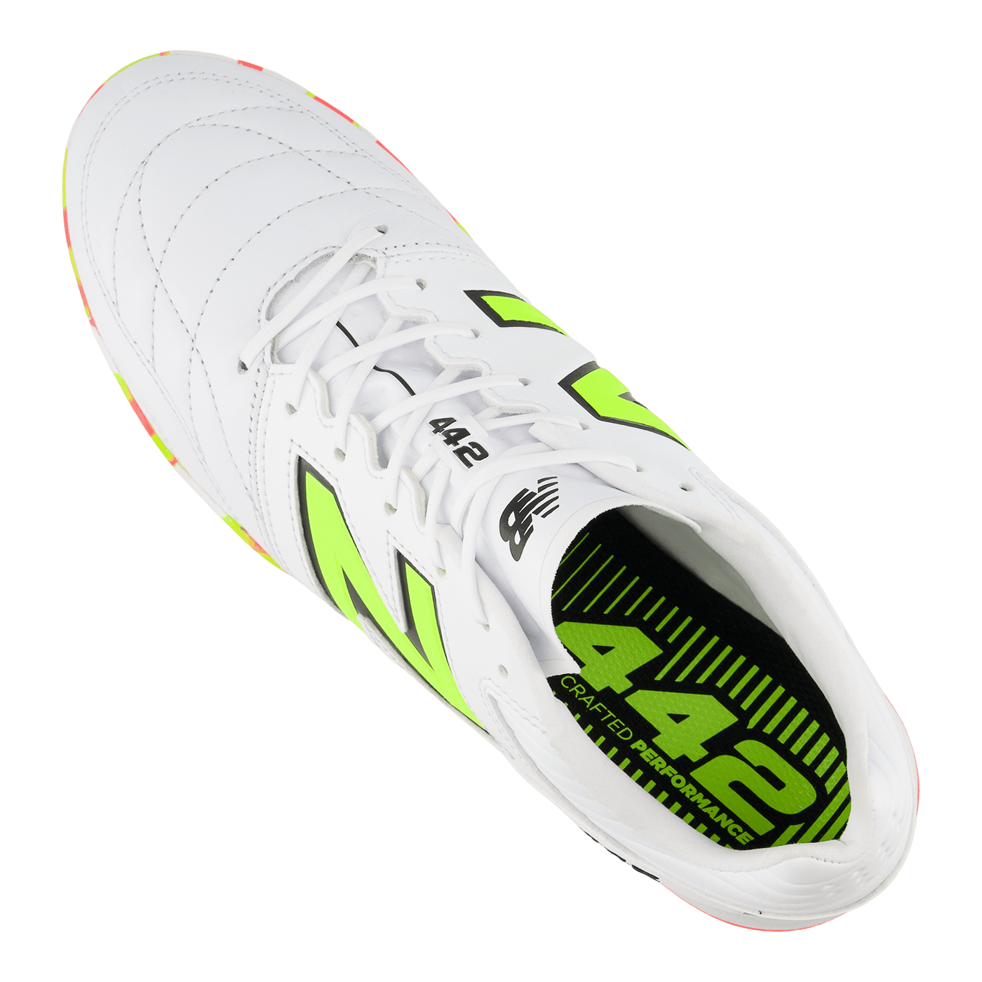 New Balance 442 V2 Pro Indoor Senior Football Boots - White