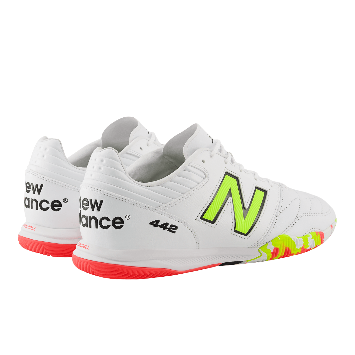 New Balance 442 V2 Pro Indoor Senior Football Boots - White